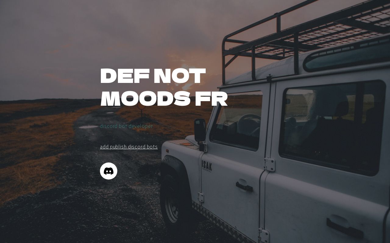 Carrd profile picture for @moods